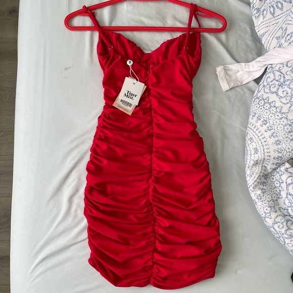 Tiger Mist Red Dress - Picture 4 of 6